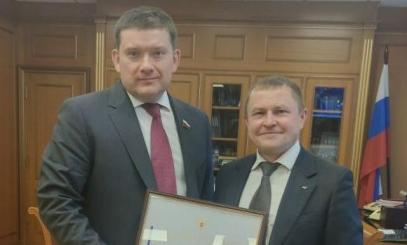 Александр Калинин награжден Почетной грамотой Совета Федерации Федерального Собрания Российской Федерации