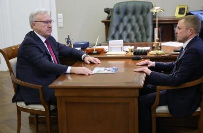 Александр Усс встретился с президентом «ОПОРЫ РОССИИ» Александром Калининым