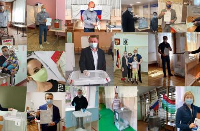 Лидеры «ОПОРЫ РОССИИ» принимают участие в голосовании по поправкам в Конституцию